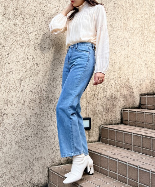 H.Warren(エイチウォーレン)の「2WAYパフスリーブブラウス(シャツ/ブラウス・レディース・ブラック/ホワイト/ベージュ・FREE)」の18枚目の写真