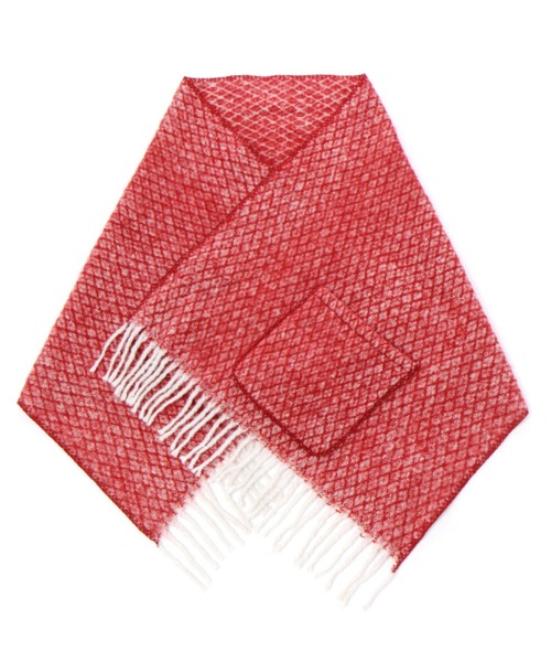 studio CLIP（スタディオクリップ）の「《kazumiさんコラボ》ポケット付きストール（ストール/ショール・レディース・ベージュ/レッド/イエロー/グリーン・FREE）」の13枚目の写真