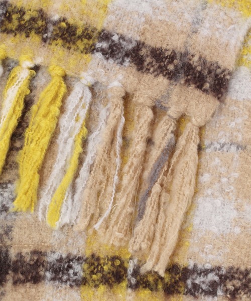 studio CLIP（スタディオクリップ）の「《kazumiさんコラボ》ポケット付きストール（ストール/ショール・レディース・ベージュ/レッド/イエロー/グリーン・FREE）」の22枚目の写真