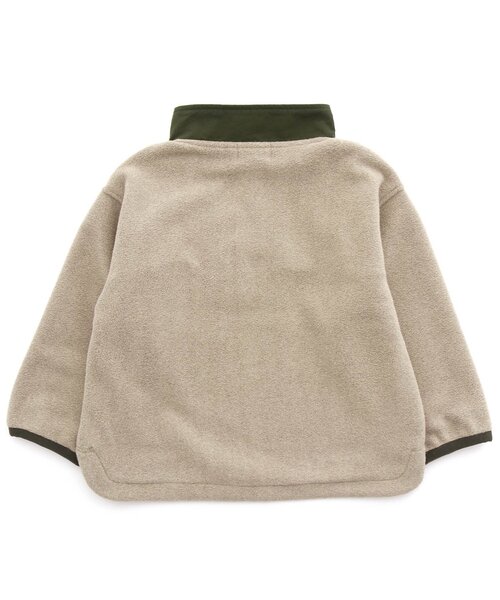 F.O.KIDS（エフオーキッズ）の「フリースプルオーバー（スウェット・キッズ・ベージュ/キャメル/ネイビー・130/110/90/140/80/120/95/100）」の4枚目の写真