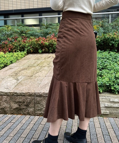 SPIGA（スピーガ）の「ギャザーマーメイドスカート（スカート・レディース・ブラック/ブラウン・SMALL/MEDIUM）」の16枚目の写真