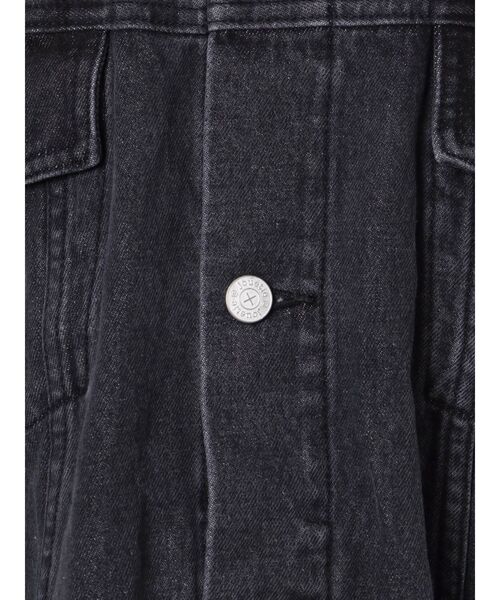 jouetie（ジュエティ）の「ルーズGジャン（デニムジャケット・レディース・ライトブルー/インディゴブルー/ブラック/オフホワイト・MEDIUM）」の16枚目の写真