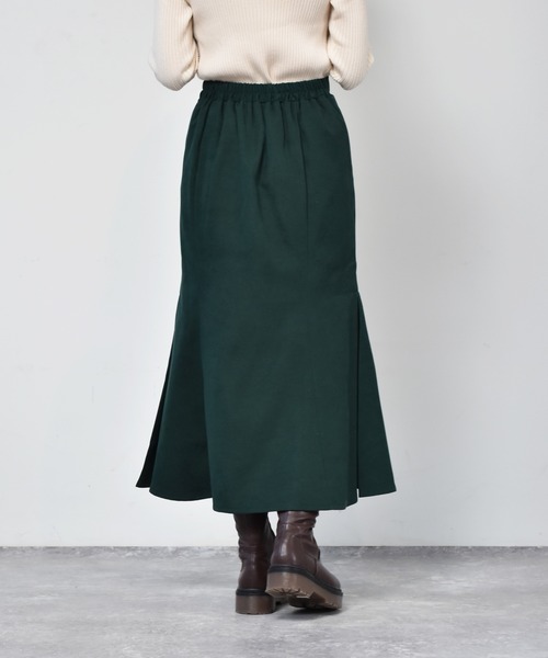 RETRO GIRL（レトロガール）の「裾切替マーメイドスカート（スカート・レディース・ライトベージュ/グリーン/ブラック/ダークブラウン・FREE）」の18枚目の写真