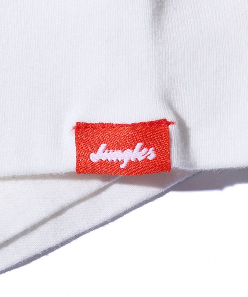 JUNGLES（ジャングルス）の「JUNGLES/ジャングルス MINDFULL LS TEE ロングスリーブＴシャツ プリント 袖ロゴ ストリート グラフィック（Tシャツ/カットソー・メンズ・ホワイト・L/XL）」の9枚目の写真
