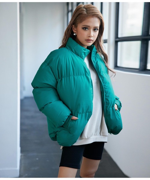 ANAP（アナップ）の「【オンライン限定アイテム】ボリュームフェイクダウン（ダウンジャケット/コート・レディース・ブラック/ブラウン/グリーン・FREE）」の3枚目の写真