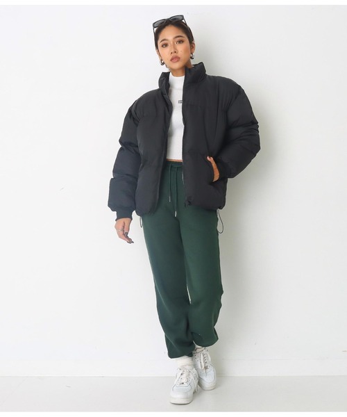 ANAP（アナップ）の「【オンライン限定アイテム】ボリュームフェイクダウン（ダウンジャケット/コート・レディース・ブラック/ブラウン/グリーン・FREE）」の11枚目の写真