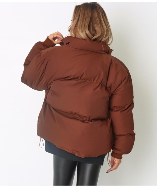 ANAP（アナップ）の「【オンライン限定アイテム】ボリュームフェイクダウン（ダウンジャケット/コート・レディース・ブラック/ブラウン/グリーン・FREE）」の14枚目の写真