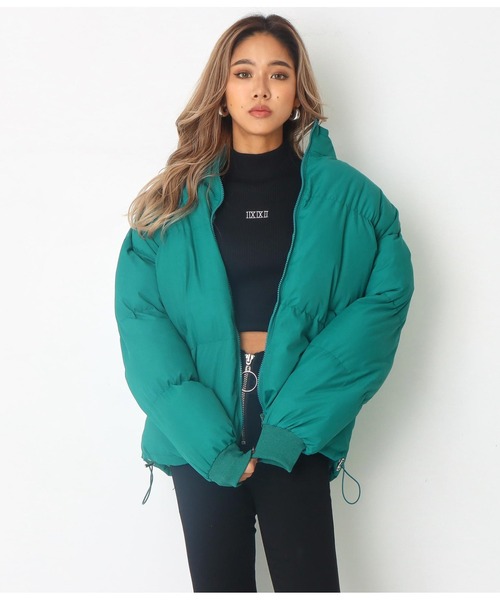 ANAP（アナップ）の「【オンライン限定アイテム】ボリュームフェイクダウン（ダウンジャケット/コート・レディース・ブラック/ブラウン/グリーン・FREE）」の16枚目の写真