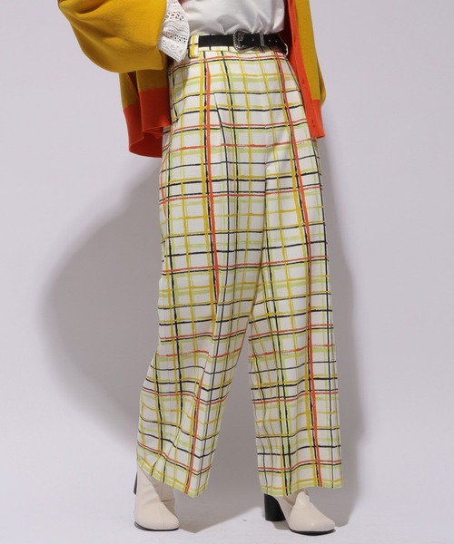 HARE ハレ ボンデージチェックパンツ M HARE ハレ ボンデージチェックパンツ M