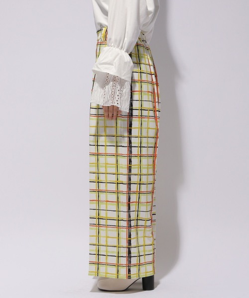 HARE（ハレ）の「POPチェックワイドパンツ(HARE)（スラックス）」 - WEAR