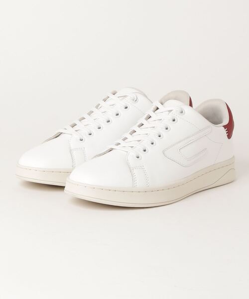 DIESEL（ディーゼル）の「メンズ カウレザー ローカット スニーカー（スニーカー・メンズ・ブラック/レッド系その他/ブルー系その他/ホワイト/ブラック系その他/その他/その他1/その他2・43/41/40/42/44/45）」の6枚目の写真