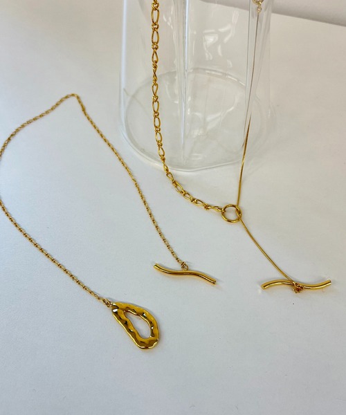 CAPRICIEUX LE'MAGE（カプリシューレマージュ）の「【LAPUIS/ラピュイ】ニュアンスパーツSETネックレス（ネックレス・レディース・シルバー/ゴールド・FREE）」の5枚目の写真