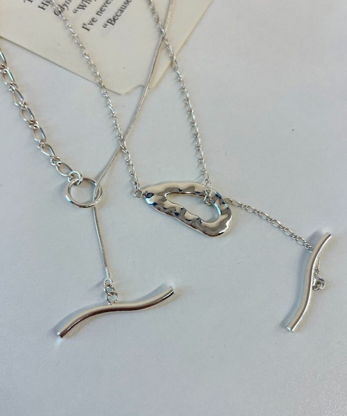 CAPRICIEUX LE'MAGE（カプリシューレマージュ）の「【LAPUIS/ラピュイ】ニュアンスパーツSETネックレス（ネックレス・レディース・シルバー/ゴールド・FREE）」の8枚目の写真