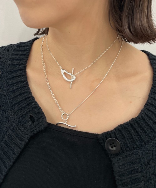 CAPRICIEUX LE'MAGE（カプリシューレマージュ）の「【LAPUIS/ラピュイ】ニュアンスパーツSETネックレス（ネックレス・レディース・シルバー/ゴールド・FREE）」の7枚目の写真