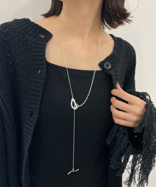 CAPRICIEUX LE'MAGE（カプリシューレマージュ）の「【LAPUIS/ラピュイ】ニュアンスパーツSETネックレス（ネックレス・レディース・シルバー/ゴールド・FREE）」の3枚目の写真