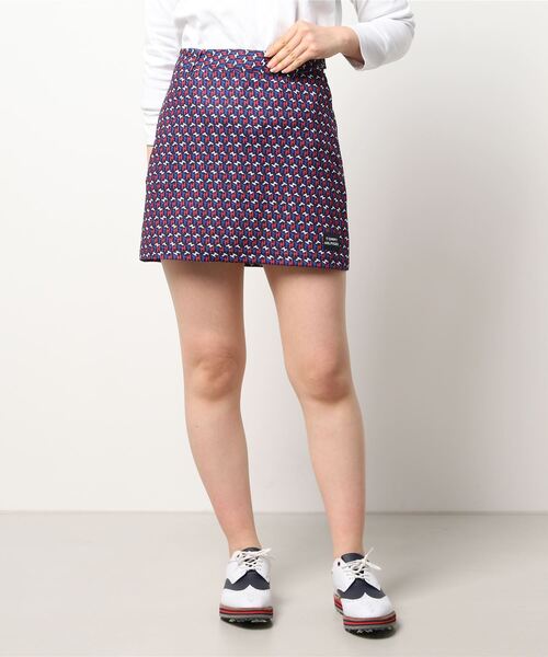 トミーヒルフィガーゴルフ] レディース THキューブプリントスカート