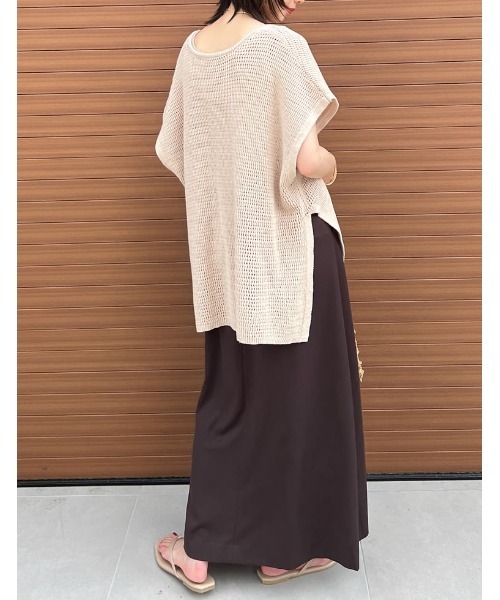 Re:EDIT（リエディ）の「[低身長/小さいサイズ有][保湿]リサイクルツイルストレッチナロースカート（スカート・レディース・ブラック/イエロー/ブラウン・SHORT/X-SMALL/SMALL/LARGE/MEDIUM）」の18枚目の写真