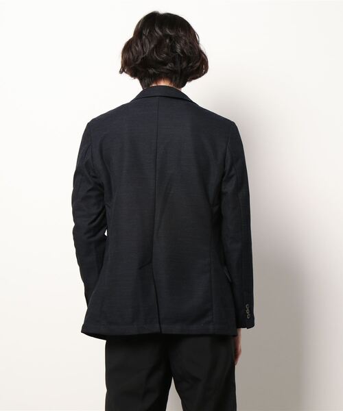 HIDEAWAYS NICOLE（ハイダウェイニコル）の「メッシュファブリック　デザインジャケット（テーラードジャケット・メンズ・ネイビー/トップグレー/ネイビー系1/グレー・MEDIUM/LARGE/X-LARGE）」の19枚目の写真