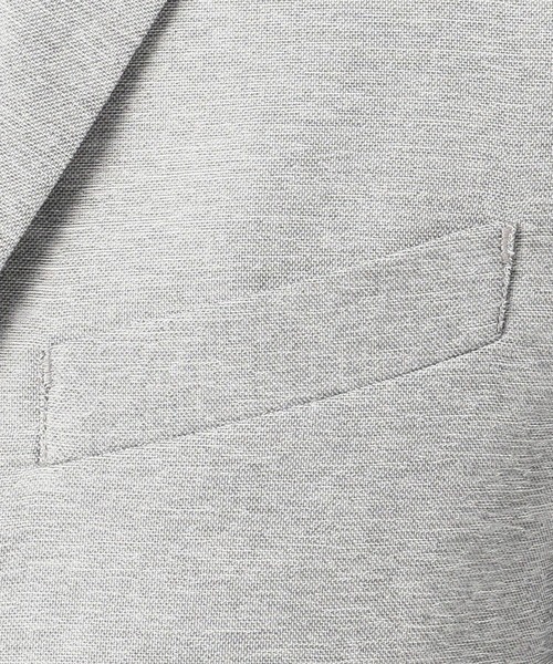 HIDEAWAYS NICOLE（ハイダウェイニコル）の「メッシュファブリック　デザインジャケット（テーラードジャケット・メンズ・ネイビー/トップグレー/ネイビー系1/グレー・MEDIUM/LARGE/X-LARGE）」の9枚目の写真