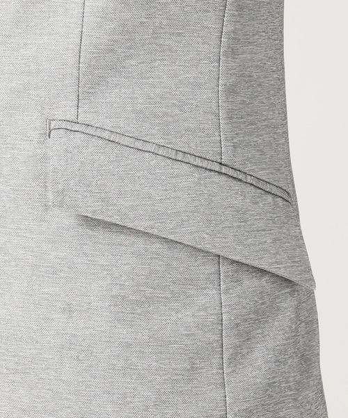 HIDEAWAYS NICOLE（ハイダウェイニコル）の「メッシュファブリック　デザインジャケット（テーラードジャケット・メンズ・ネイビー/トップグレー/ネイビー系1/グレー・MEDIUM/LARGE/X-LARGE）」の11枚目の写真