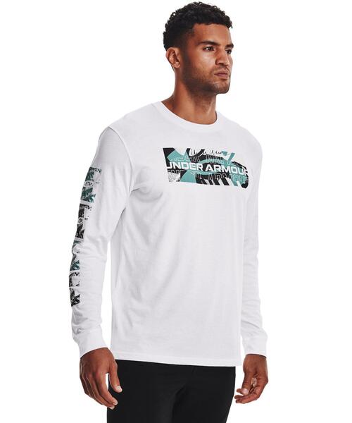 UNDER ARMOUR（アンダーアーマー）の「UAロングスリーブ Tシャツ シンボル プリント（トレーニング/メンズ）（Tシャツ/カットソー・メンズ・ブラック/ホワイト・3XL/XXL/S/M/L/XL）」の12枚目の写真