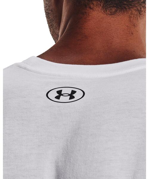 UNDER ARMOUR（アンダーアーマー）の「UAロングスリーブ Tシャツ シンボル プリント（トレーニング/メンズ）（Tシャツ/カットソー・メンズ・ブラック/ホワイト・3XL/XXL/S/M/L/XL）」の3枚目の写真