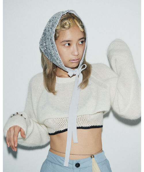 Ray BEAMS（レイビームス）の「▲Otro Accesorio / ハート ブレスレット（ブレスレット・レディース・ブラック/レッド・ONE SIZE）」の4枚目の写真