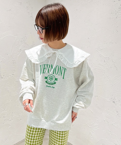 apres jour mignon(アプレジュールミニョン)の「アソート付け襟スウェット【ZOZOTOWN限定アイテム】(スウェット・レディース・ナチュラル/ブラック/オフホワイト・フリー/X-LARGE)」の19枚目の写真
