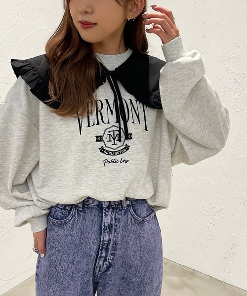 セール】アソート付け襟スウェット【ZOZOTOWN限定アイテム