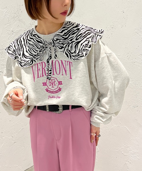 セール】アソート付け襟スウェット【ZOZOTOWN限定アイテム