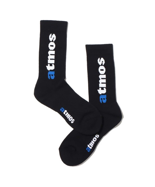 atmos pink（アトモスピンク）の「atmos JACQUARD LOGO SOCKS / アトモス ジャカード ロゴ ソックス（ソックス/靴下・メンズ・ホワイト/ブラック・26-28cm）」の14枚目の写真