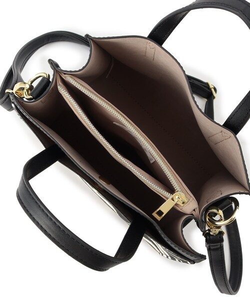 DRESKIP（ドレスキップ）の「◆スクエア仕切りミニショルダー（ショルダーバッグ・レディース・グレー/ブラック系4/アイボリー・00）」の8枚目の写真