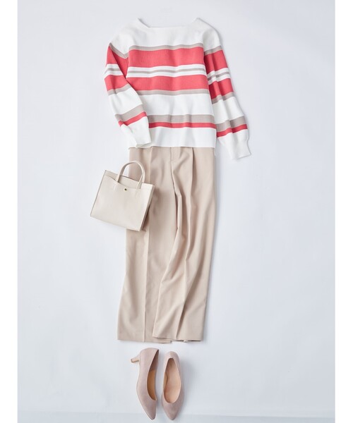 DRESKIP（ドレスキップ）の「◆スクエア仕切りミニショルダー（ショルダーバッグ・レディース・グレー/ブラック系4/アイボリー・00）」の15枚目の写真