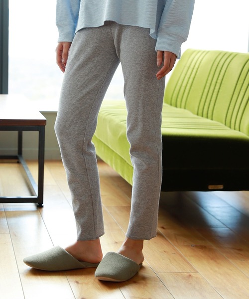 GLOBAL WORK（グローバルワーク）の「リラックスワッフルレギンス/269317（レギンス/スパッツ・レディース・グレー/グリーン/ダークグレー・FREE）」の2枚目の写真