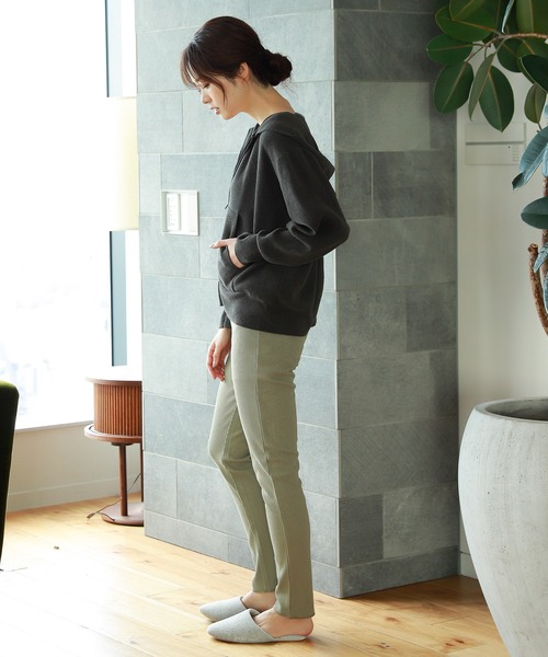 GLOBAL WORK（グローバルワーク）の「リラックスワッフルレギンス/269317（レギンス/スパッツ・レディース・グレー/グリーン/ダークグレー・FREE）」の4枚目の写真