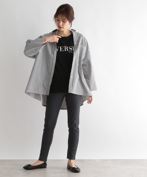 GLOBAL WORK（グローバルワーク）の「リラックスワッフルレギンス/269317（レギンス/スパッツ・レディース・グレー/グリーン/ダークグレー・FREE）」の8枚目の写真