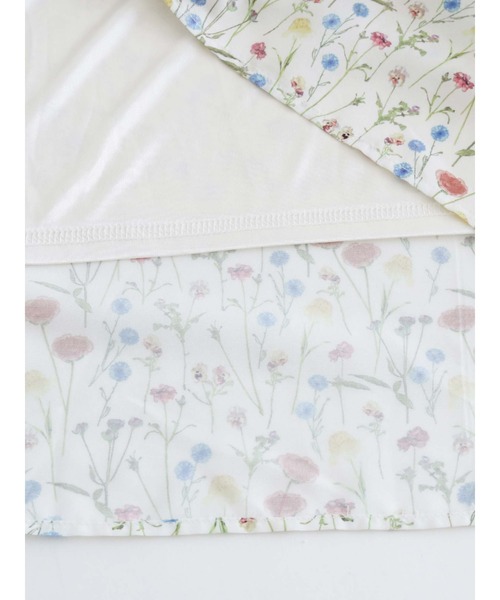 Te chichi TERRASSE(テチチテラス)の「日比谷花壇コラボワンピース(ワンピース・レディース・オフホワイト/ネイビー/ベージュ・フリ-)」の7枚目の写真