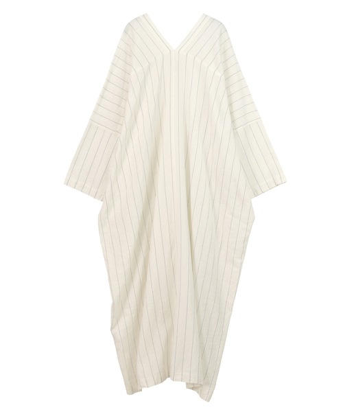 Plantation（プランテーション）の「PAPERカルゼ / ワンピース / (O)（ワンピース・レディース・ホワイト/ブラック/ベージュ/ブルー・M size）」の11枚目の写真