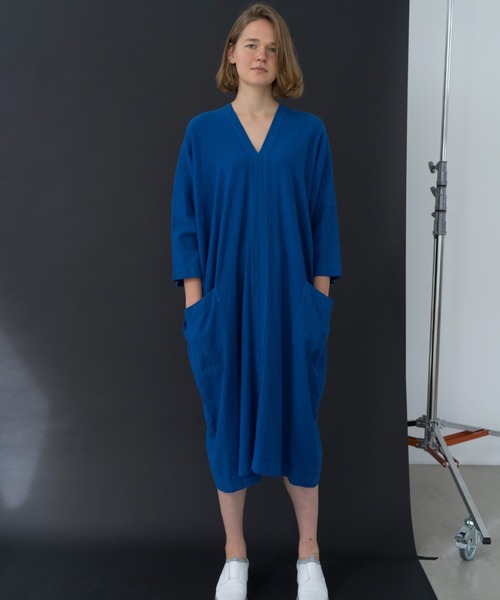 Plantation（プランテーション）の「PAPERカルゼ / ワンピース / (O)（ワンピース・レディース・ホワイト/ブラック/ベージュ/ブルー・M size）」の21枚目の写真