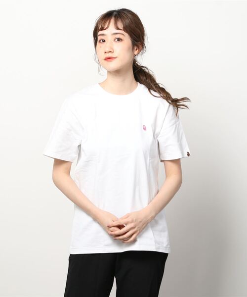 A BATHING APE(アベイシングエイプ)の「APE HEAD ONE POINT TEE #4 L(Tシャツ/カットソー・レディース・ブラック/ホワイト/ピンク/グレー・MEDIUM/SMALL/X-SMALL)」の6枚目の写真
