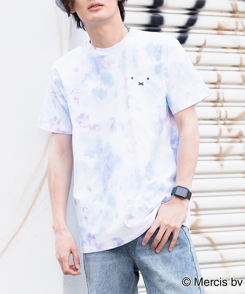 Miffy（ ミッフィー）の「【OUTDOOR PRODUCTS/アウトドアプロダクツ】【MIFFY/ミッフィー】 オリジナルデザインTシャツ（Tシャツ/カットソー・メンズ・ピンク系その他/その他2/ホワイト/ダークグリーン/アイボリー/ホワイト系その他/その他1/ベージュ・LARGE/MEDIUM/SMALL）」の5枚目の写真