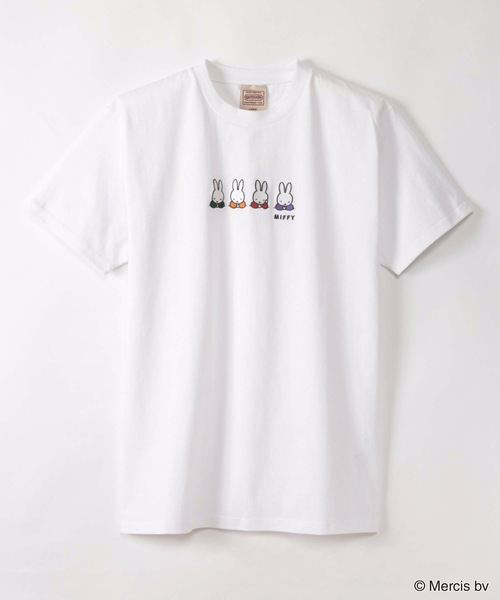 Miffy（ ミッフィー）の「【OUTDOOR PRODUCTS/アウトドアプロダクツ】【MIFFY/ミッフィー】 オリジナルデザインTシャツ（Tシャツ/カットソー・メンズ・ピンク系その他/その他2/ホワイト/ダークグリーン/アイボリー/ホワイト系その他/その他1/ベージュ・LARGE/MEDIUM/SMALL）」の9枚目の写真