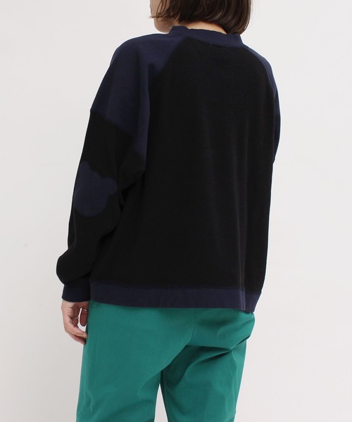 I am I in fact...（アイアムアイインファクト）の「BEAR PATCH  waffle プルオーバー（Tシャツ/カットソー・レディース・ホワイト/ブラック/カーキ・FREE）」の13枚目の写真