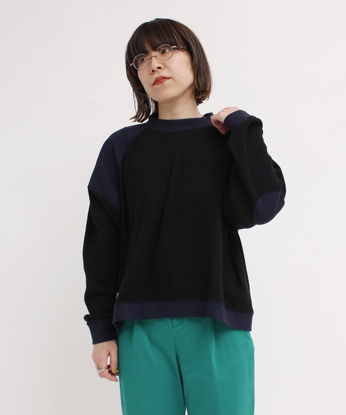 I am I in fact...（アイアムアイインファクト）の「BEAR PATCH  waffle プルオーバー（Tシャツ/カットソー・レディース・ホワイト/ブラック/カーキ・FREE）」の17枚目の写真