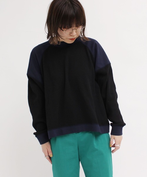 I am I in fact...（アイアムアイインファクト）の「BEAR PATCH  waffle プルオーバー（Tシャツ/カットソー・レディース・ホワイト/ブラック/カーキ・FREE）」の18枚目の写真