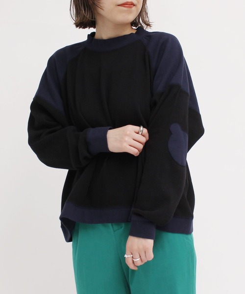 I am I in fact...（アイアムアイインファクト）の「BEAR PATCH  waffle プルオーバー（Tシャツ/カットソー・レディース・ホワイト/ブラック/カーキ・FREE）」の11枚目の写真