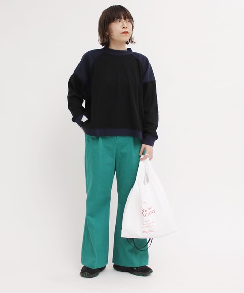 I am I in fact...（アイアムアイインファクト）の「BEAR PATCH  waffle プルオーバー（Tシャツ/カットソー・レディース・ホワイト/ブラック/カーキ・FREE）」の20枚目の写真