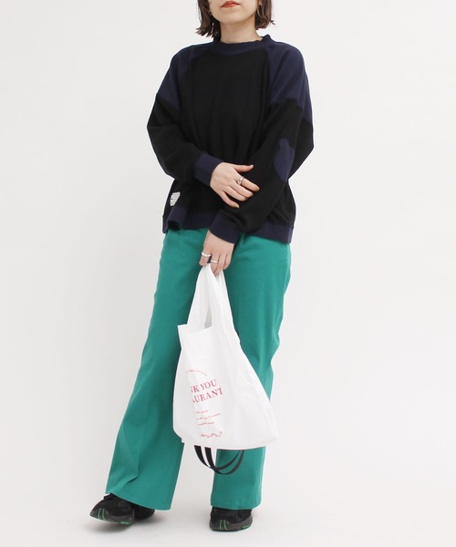 I am I in fact...（アイアムアイインファクト）の「BEAR PATCH  waffle プルオーバー（Tシャツ/カットソー・レディース・ホワイト/ブラック/カーキ・FREE）」の21枚目の写真