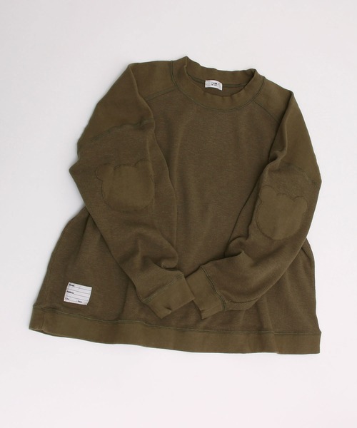 I am I in fact...（アイアムアイインファクト）の「BEAR PATCH  waffle プルオーバー（Tシャツ/カットソー・レディース・ホワイト/ブラック/カーキ・FREE）」の6枚目の写真