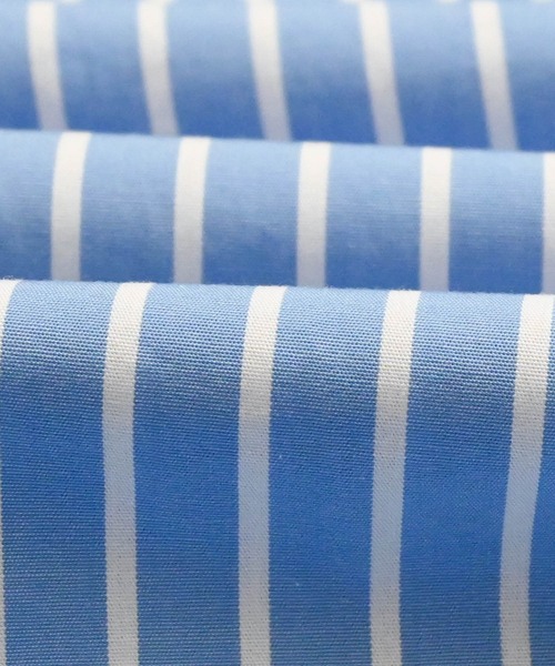 Anytime Songs（エニータイムソングス）の「綿ブロード レギュラーカラー スプリンターサマーシャツ（シャツ/ブラウス・メンズ・ホワイト/ブラック/サックスブルー/イエロー/グリーン/ラベンダー/ホワイト系その他/グレイッシュベージュ/サックスブルー系/ブラック系その他/グリーン系その他・MEDIUM/LARGE/X-LARGE）」の14枚目の写真